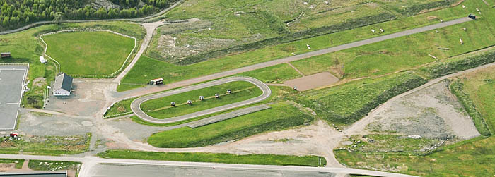 Oval- och passbana på GHP