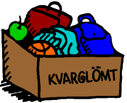 Kvarglömda saker!